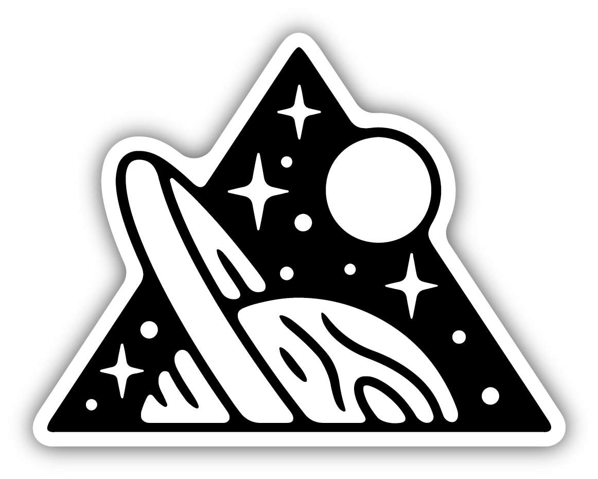 Stickers Northwest - Outer Space Triangle Sticker