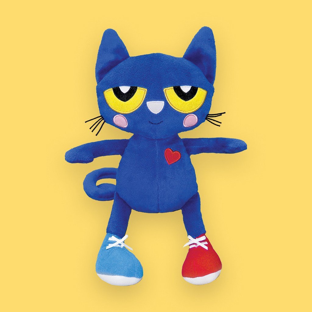 pete jr plush toy on a yellow background
