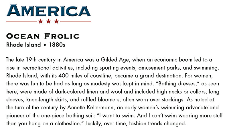 back of card has historical text about the photo on the front