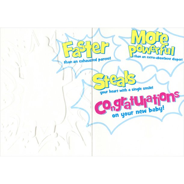 inside view of card with multiple says in bubbles