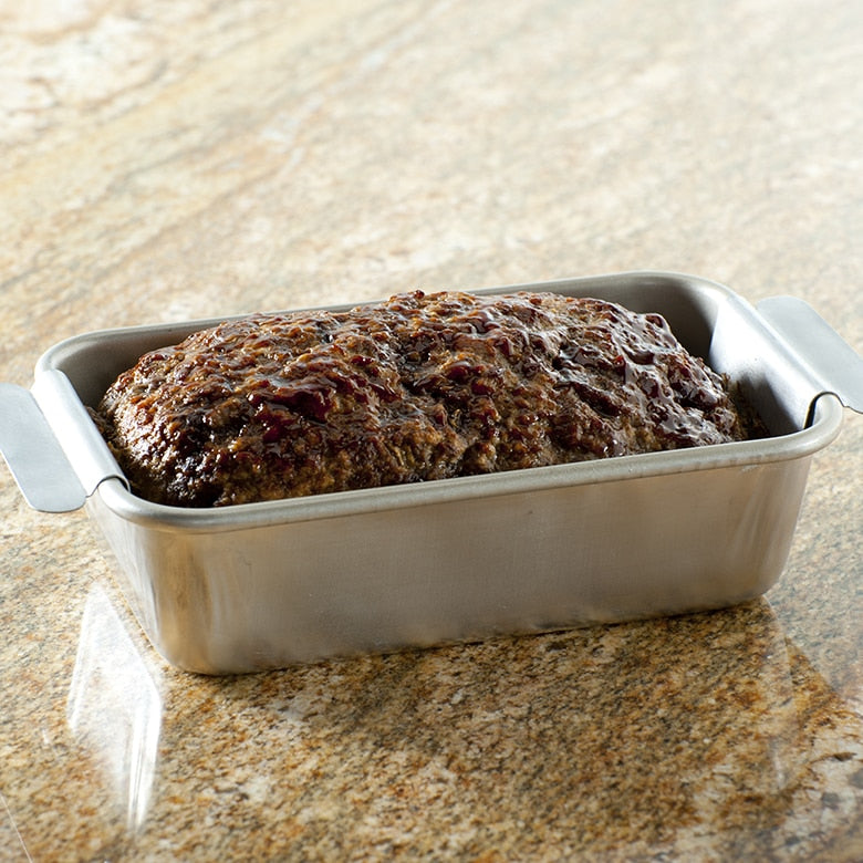 2-Piece Aluminum Meatloaf Pan with Insert