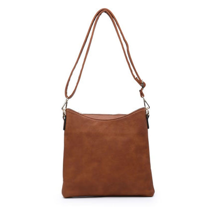 brown emma crossbody on a white background