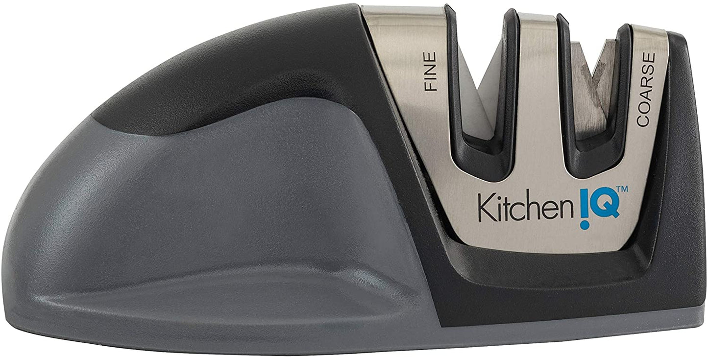 close-up of knife sharpener.