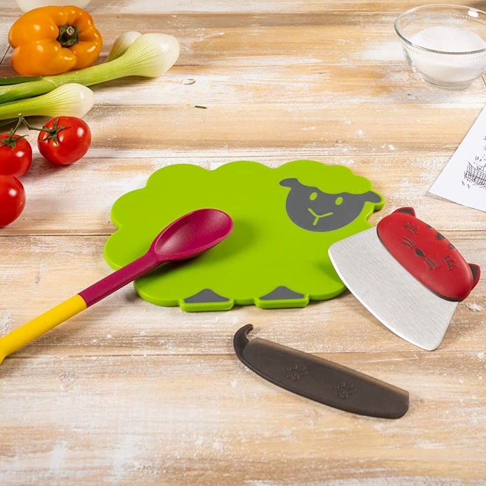 Kinderkitchen - Lamb & Cat Cutting Board Set – Kitchen Store & More