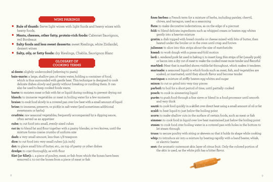 inside view of book is white and filled with text