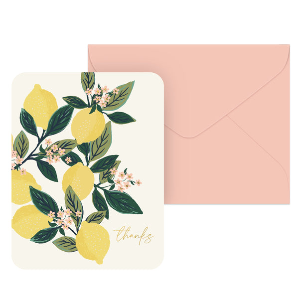 card and envelope on white background.
