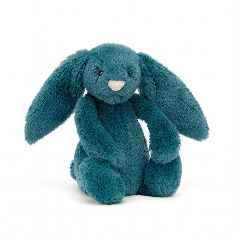 Jellycat - Bashful Bunny Original Plush Toy, Mineral Blue