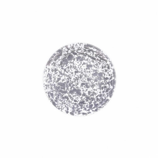 gray pie plate on a white background