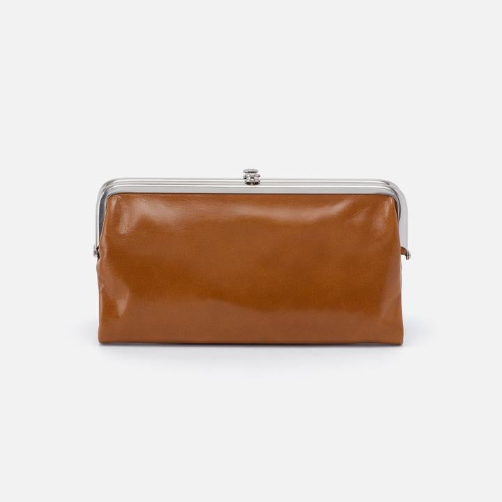 truffle lauren clutch wallet on a white background