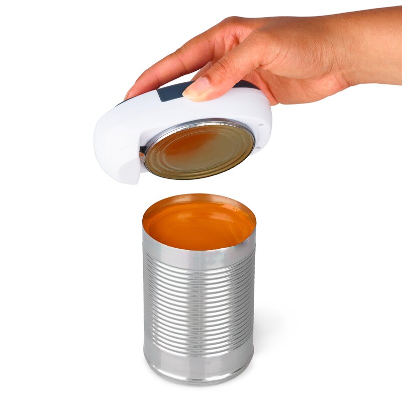open can with lid on ca opener after opening