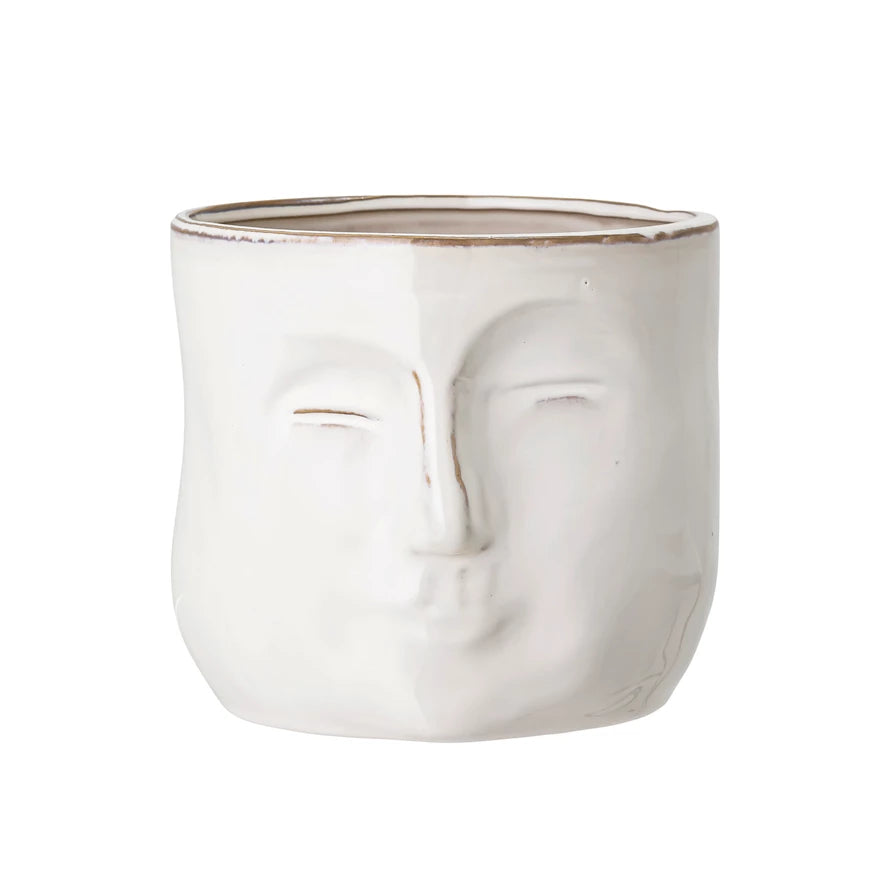 Bloomingville - Stoneware Planter with Face – Kitchen Store & More