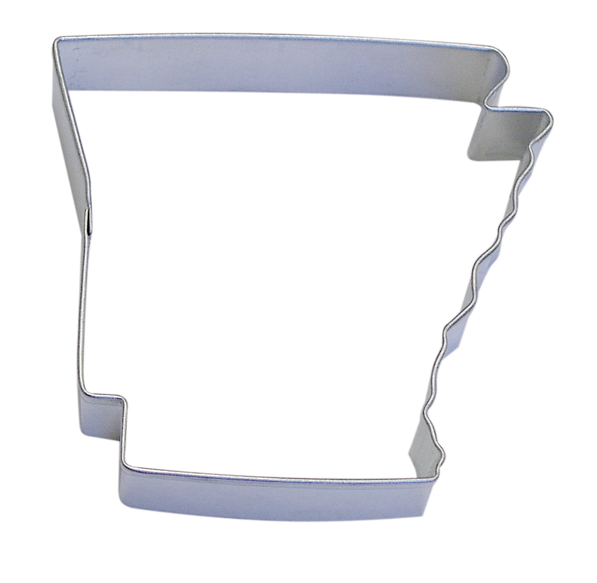 arkansas shaped metal cookie cutter.