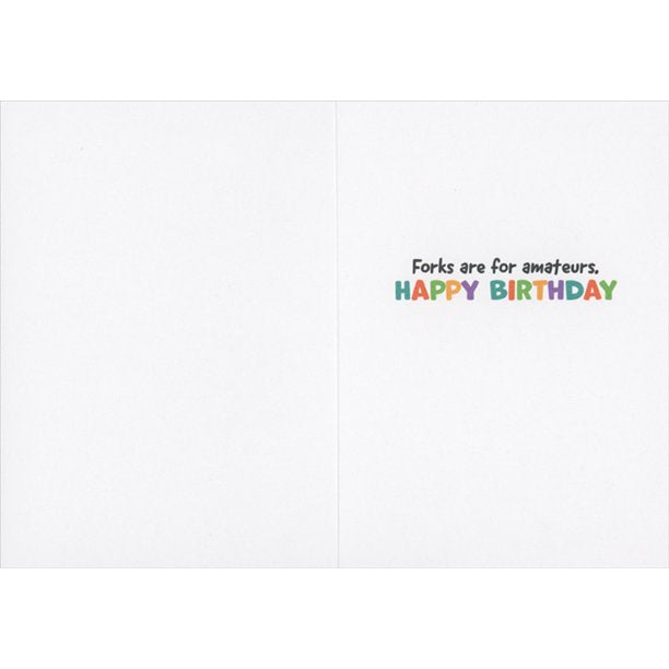 inside of card is white with inside text in multicolors