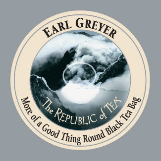 individual packet of earl greyer black tea