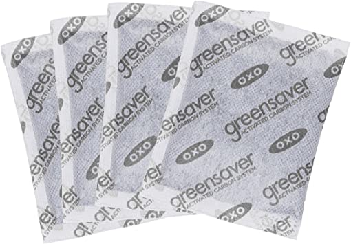  OXO Good Grips GreenSaver Carbon Filter Refills 4 Pack: Home &  Kitchen