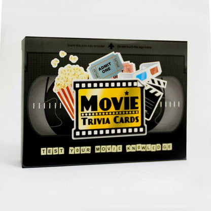 the movie trivia package on a white background
