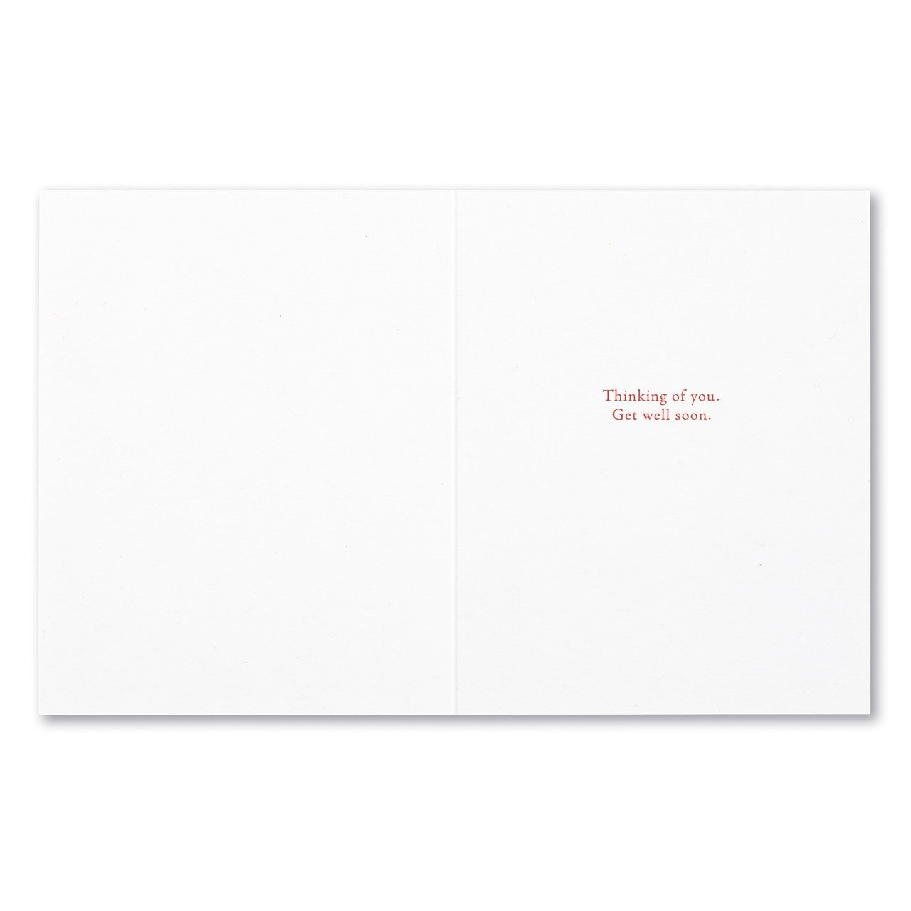 inside is white with red text