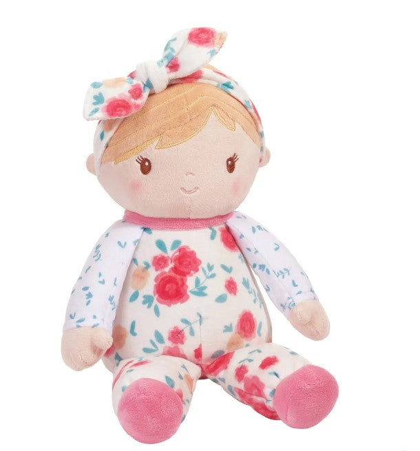 vera floral doll with blond hair displayed on a white background