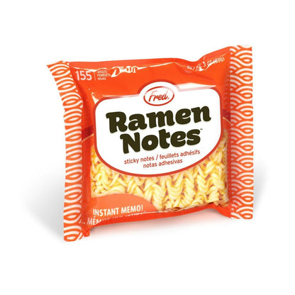 the ramen sticky notes package on a white background