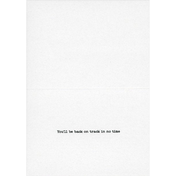 inside of card is white with black inside text
