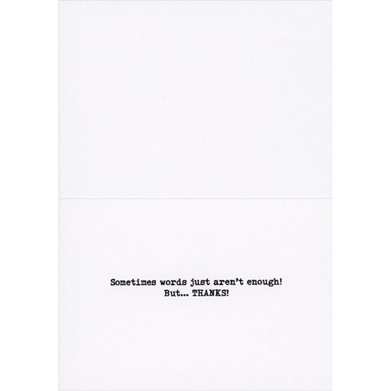 inside view of card is white with black text