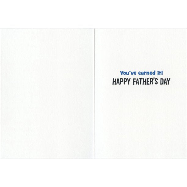 inside view of card is white with blue and black text listed in the description