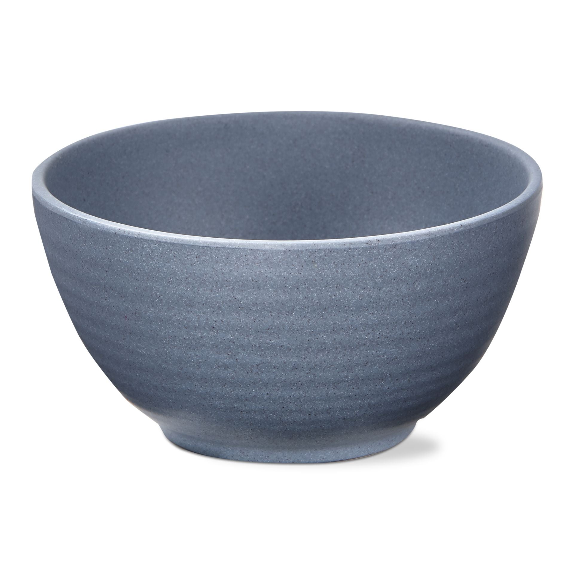 blue Brooklyn Melamine Bowl on a white background.