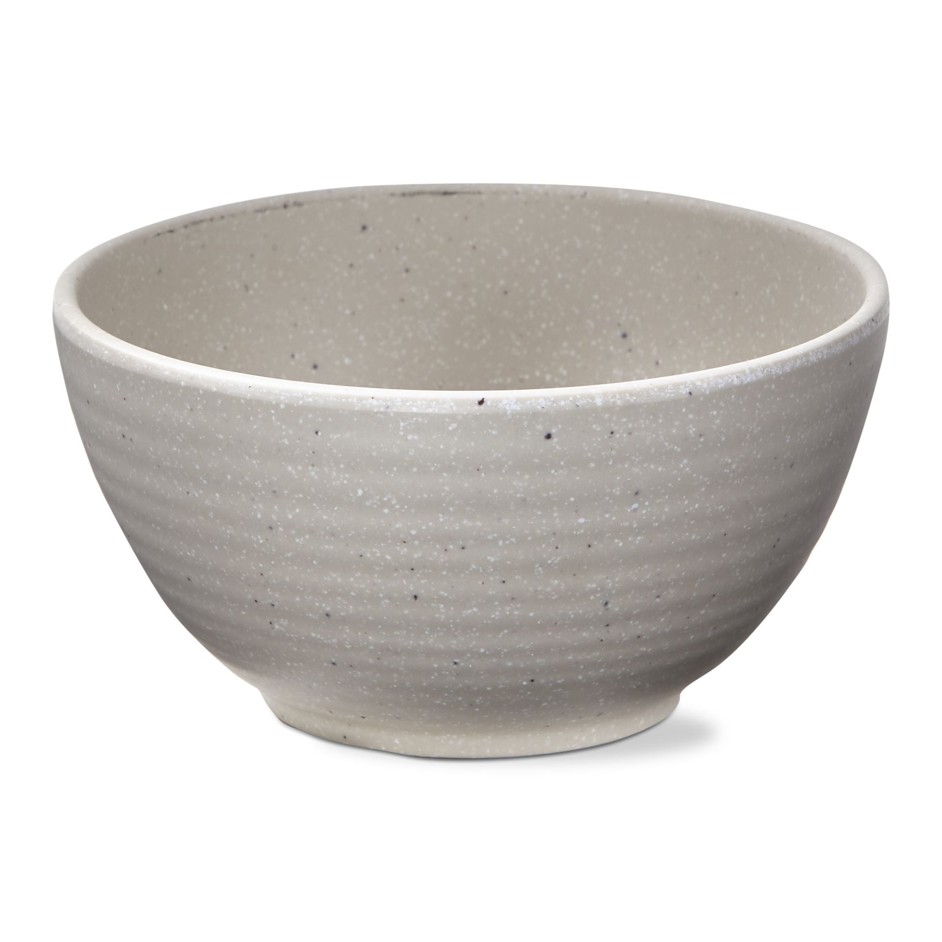 cream Brooklyn Melamine Bowl on a white background.