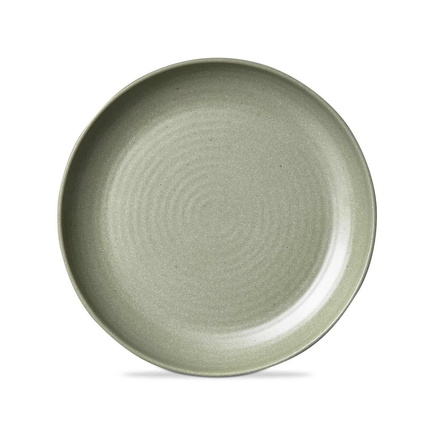 sage Brooklyn Melamine Salad Plate on a white background.