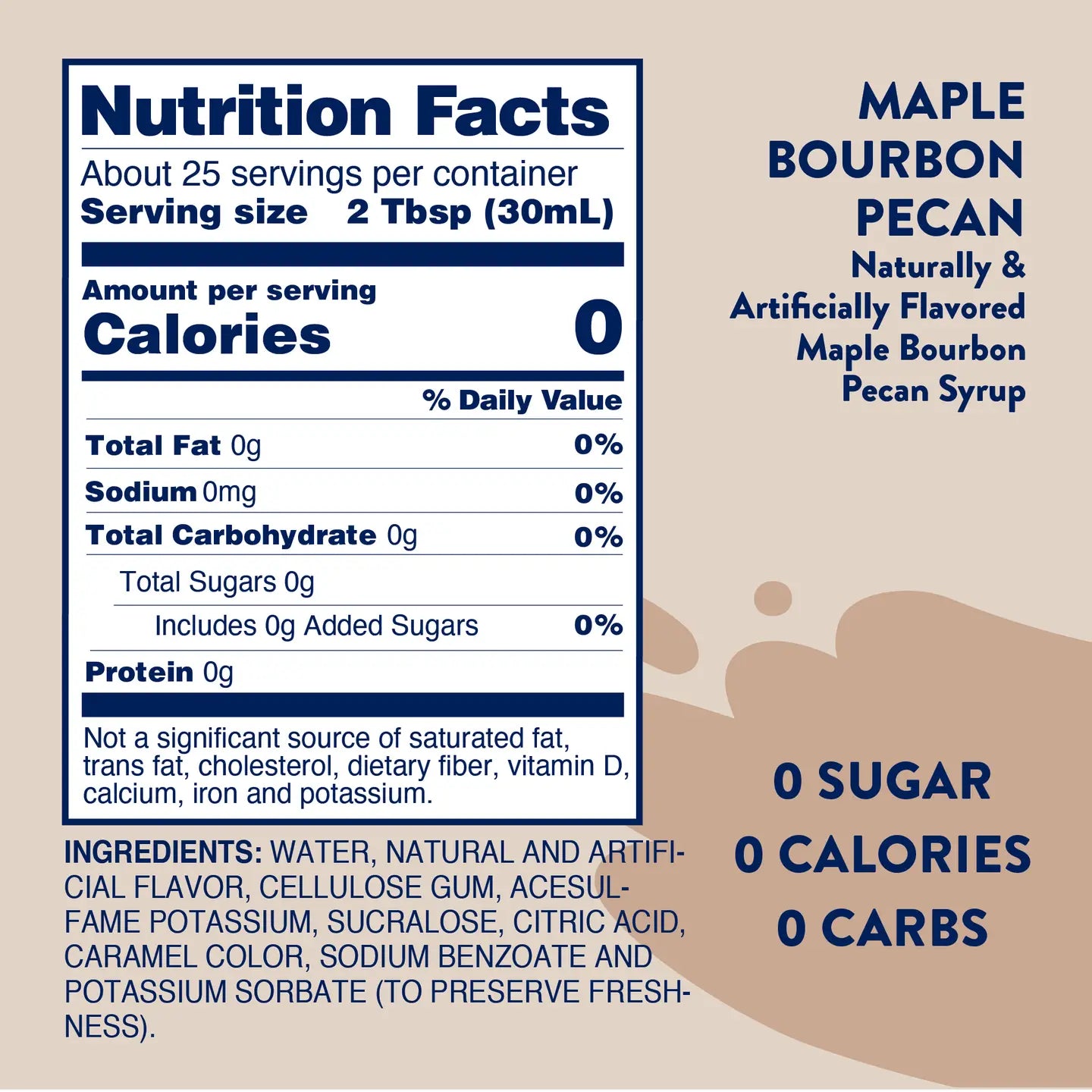 Nutrition facts on product label. Call 501-327-2182 for more information.