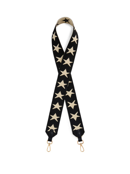 black Stars Game Day Strap shown on white background