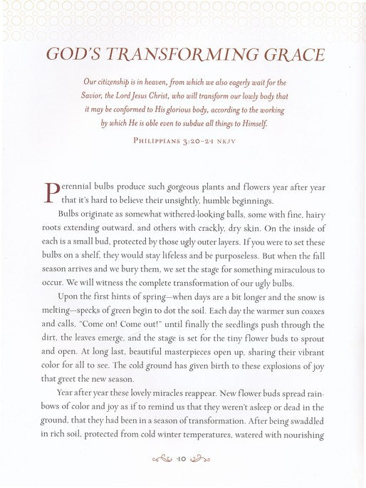 chapter page from book titled " god's transforming grace".