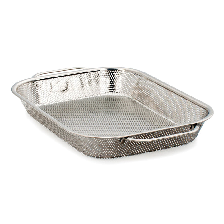 side view of BBQ Roasting Pan