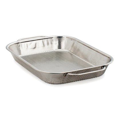 side view of BBQ Roasting Pan