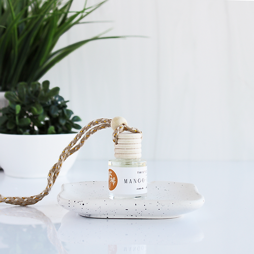 mango and coconut car diffuser jar