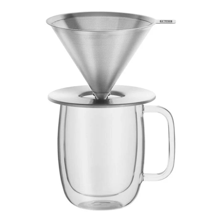 Pour Over Coffee Dripper Set shown on a white background.