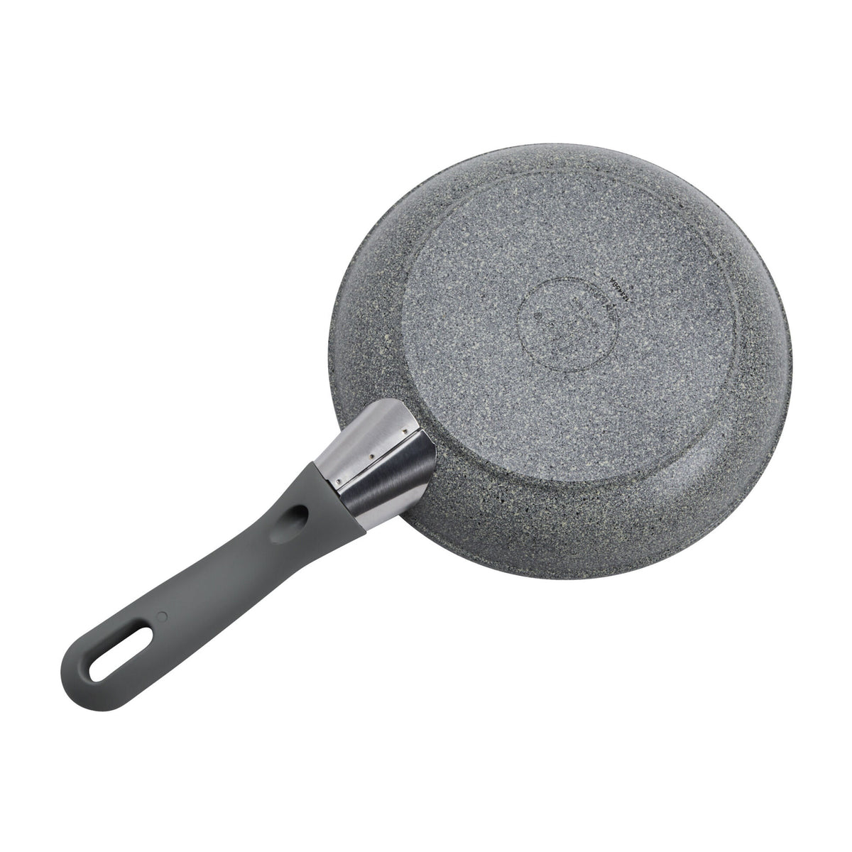 top down bottom view of the 8" Parma Plus, Nonstick Ceramic Fry Pan on a white background