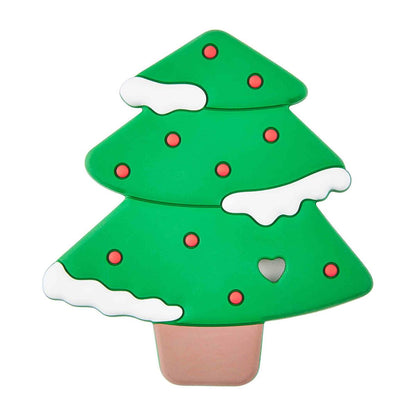 Christmas tree silicone teether.