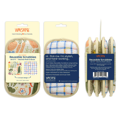 4 farm stand scrubbies in their packageing