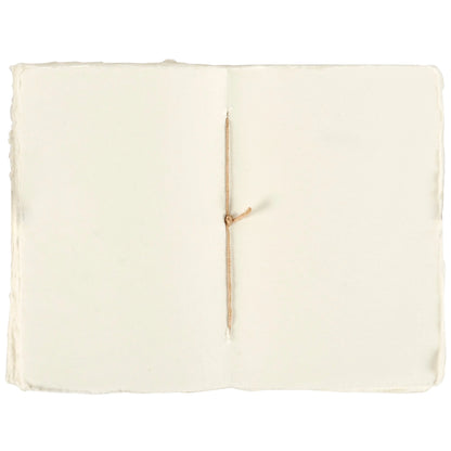 interior view of journal's blank pages