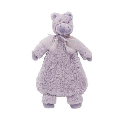 hippo princess plush woobie on a white background