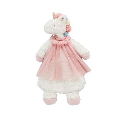 unicorn princess plush woobie on a white background