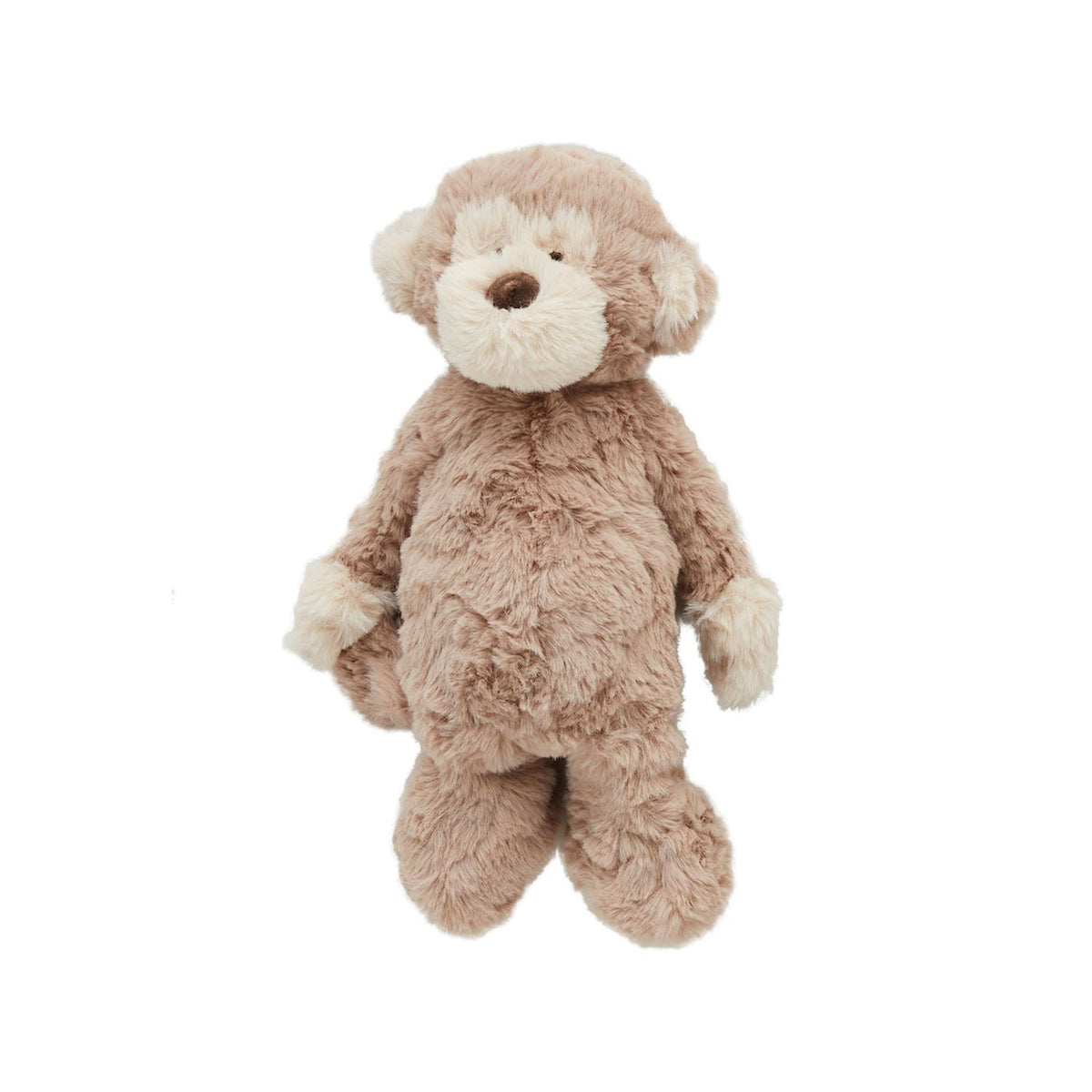 monkey plush toy on a white background
