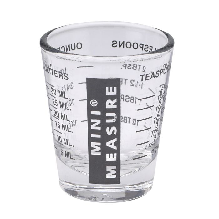 Mini Measuring Glass shown on a white background