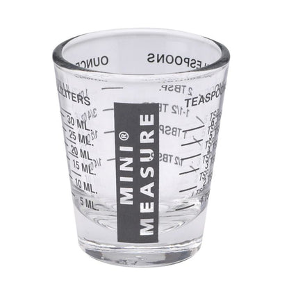 Mini Measuring Glass shown on a white background