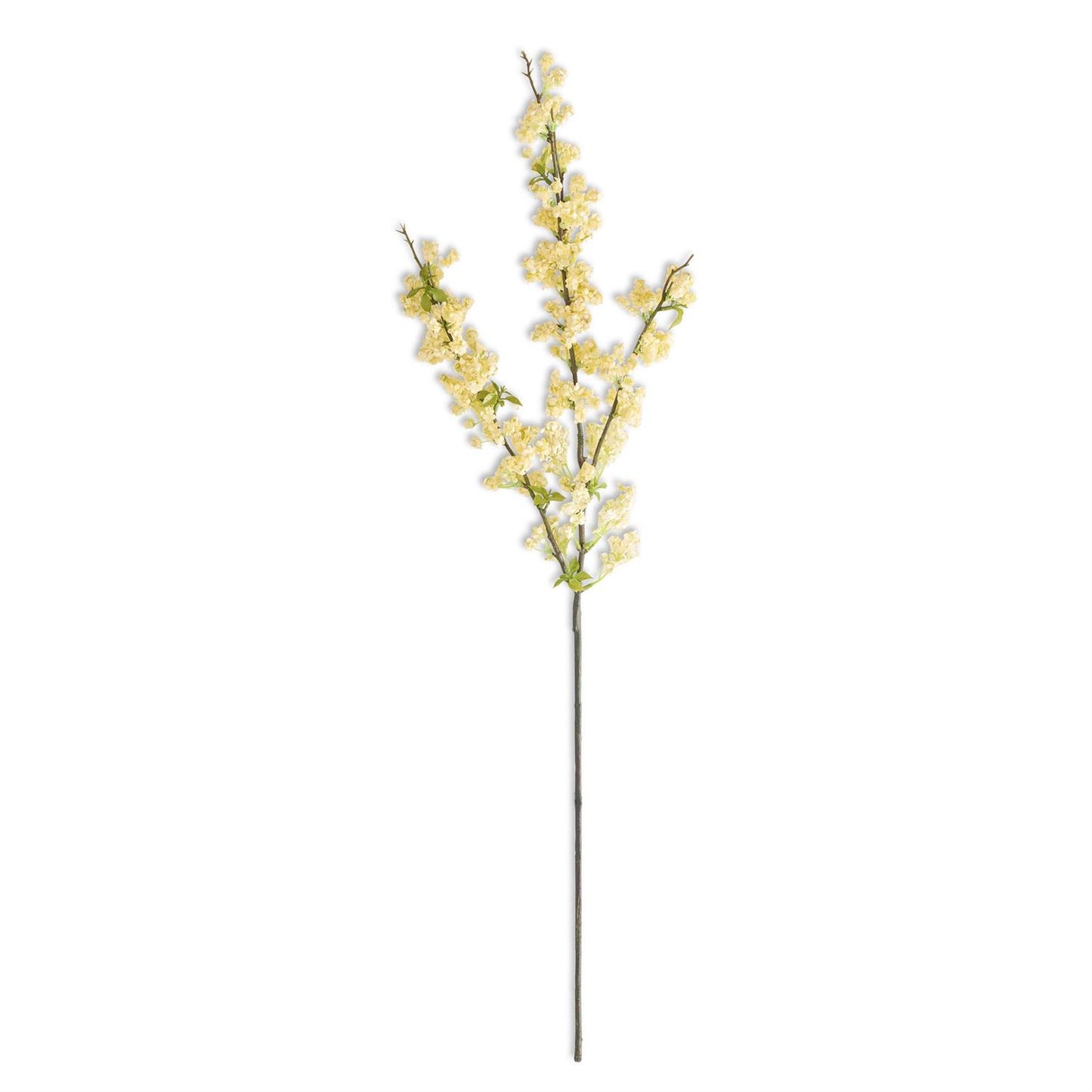 décor stem with tiny yellow blooms on it