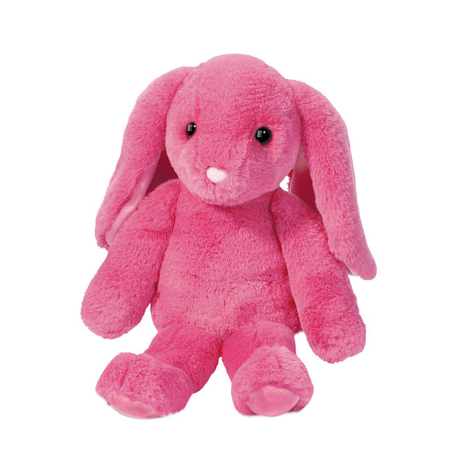 front view of the Begonia Floppy Bunny plush toy