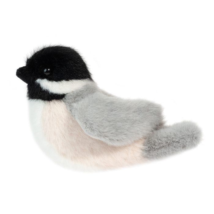 front angled view of Chipper Chickadee Plush Toy
