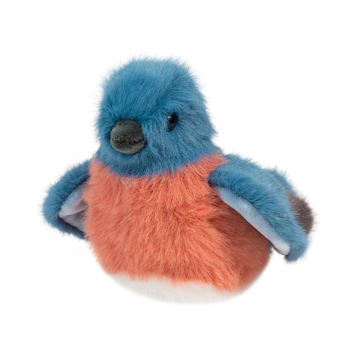 front view of Bertie Bluebird Plush Toy