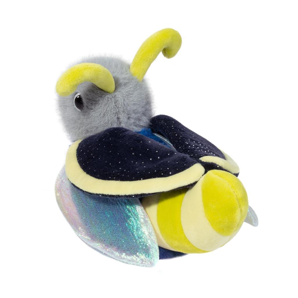 back view of Flint Firefly Plush Toy on a white background.